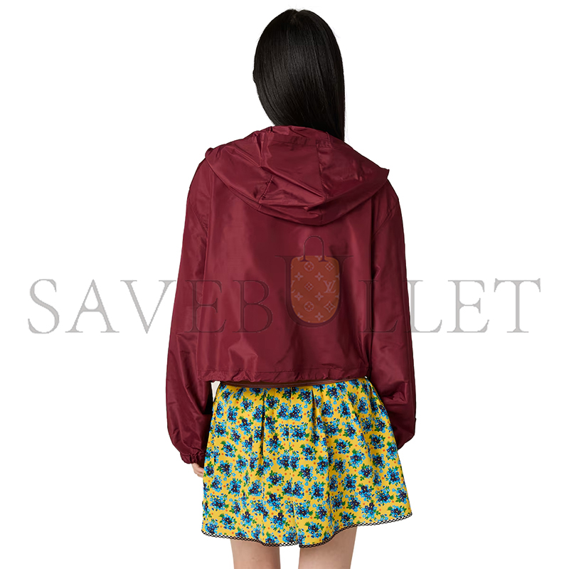 MIU MIU TECHNICAL FABRIC BLOUSON JACKET ML1054 MIU MIU TECHNICAL FABRIC BLOUSON JACKET ML1054